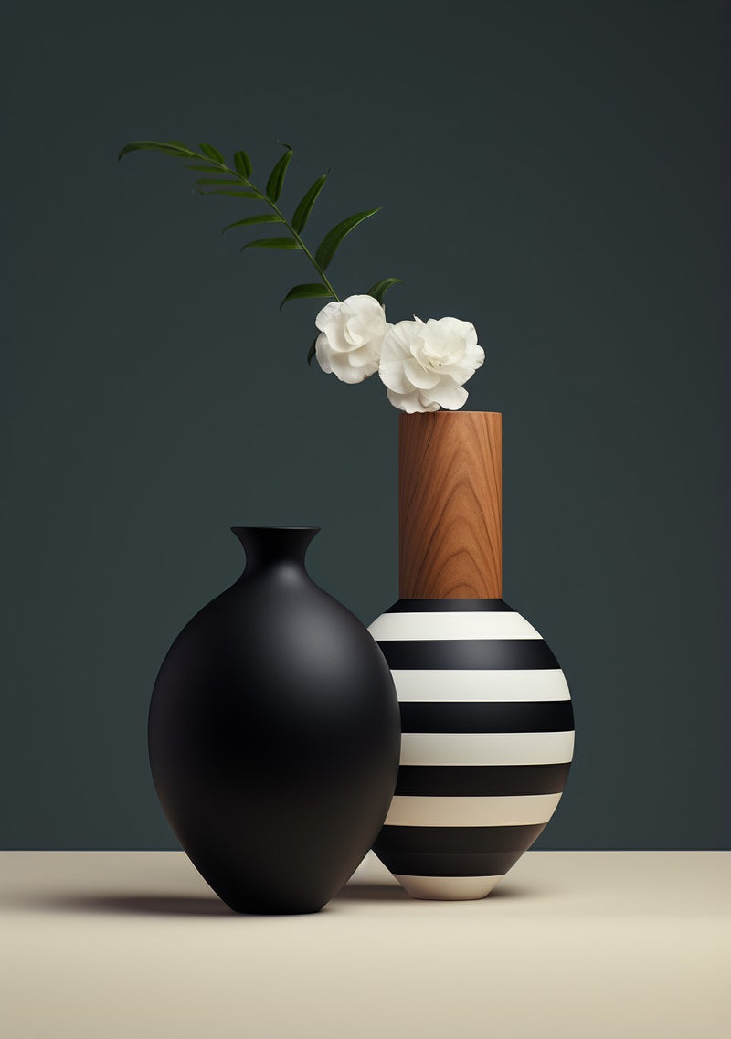 Quadro Decorativo - Vasos com flores