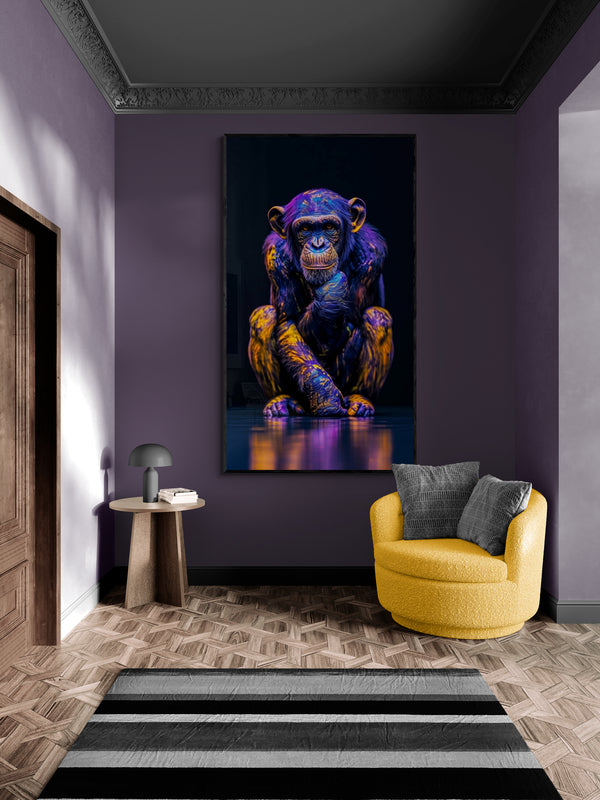 Quadro Decorativo - Macaco moderno