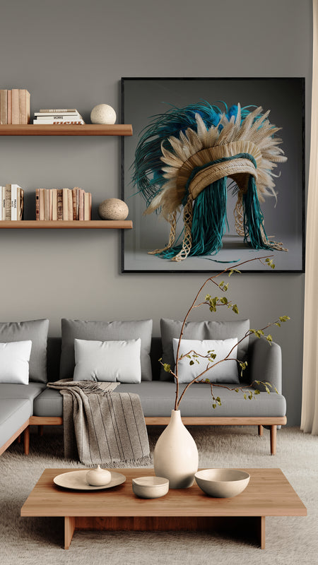 Quadro Decorativo - Cocar Nativo