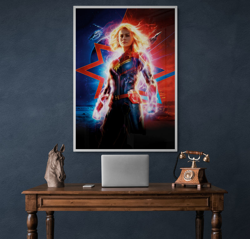 Quadro Decorativo - Capitã Marvel